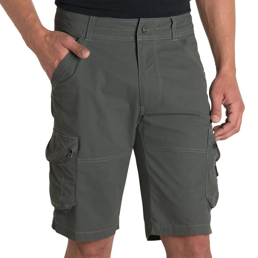 Kuhl Men's Ambush 9-Pocket Cargo Outdoor Hiking Shorts Carbon Grey Size 32
